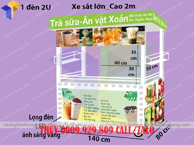 bao gia xe ban tra sua
