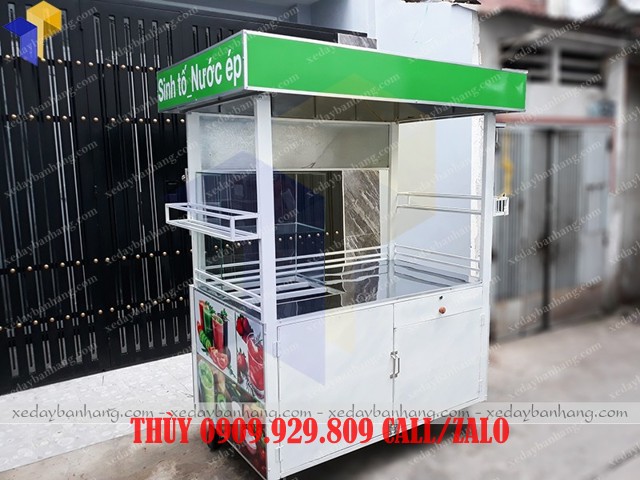 thiet ke xe ban thuc an vat
