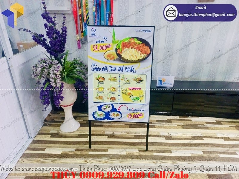 standee chữ a quảng cáo giá rẻ