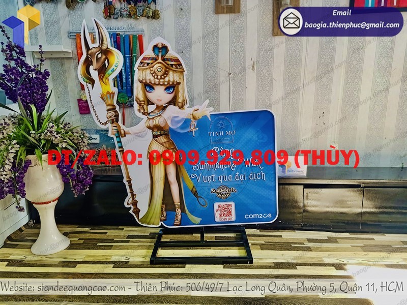 standee mô hình nhân vật hoạt hình game