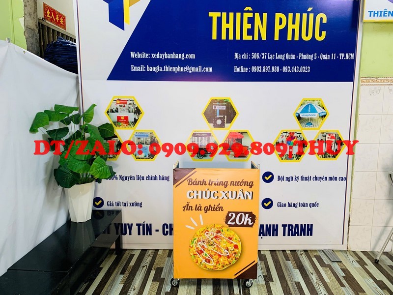Tủ bánh tráng nướng mini gấp gọn đẹp