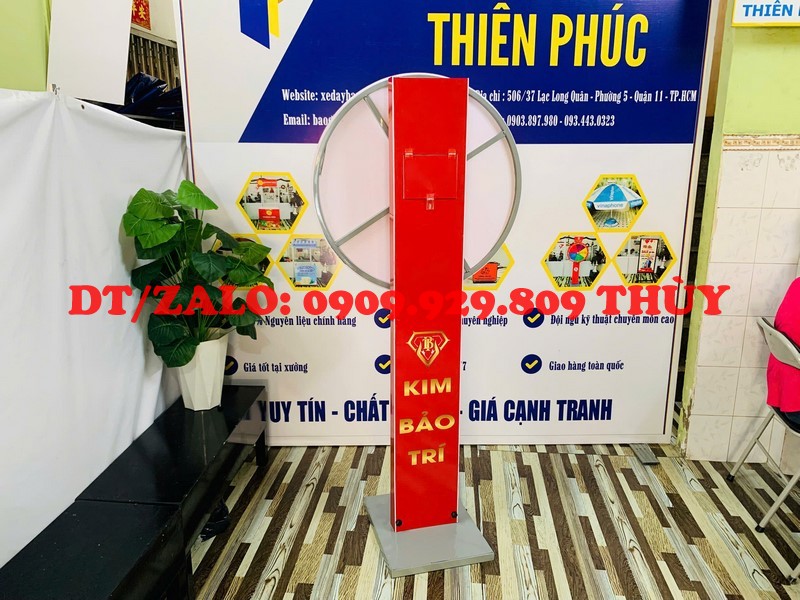vòng quay random bảng trụ quảng cáo đẹp