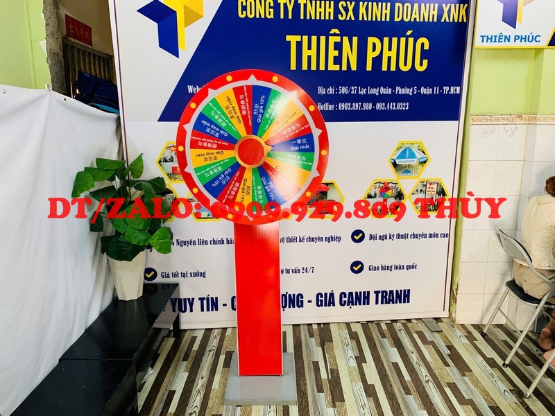 vòng xoay trúng thưởng đẹp thân trụ