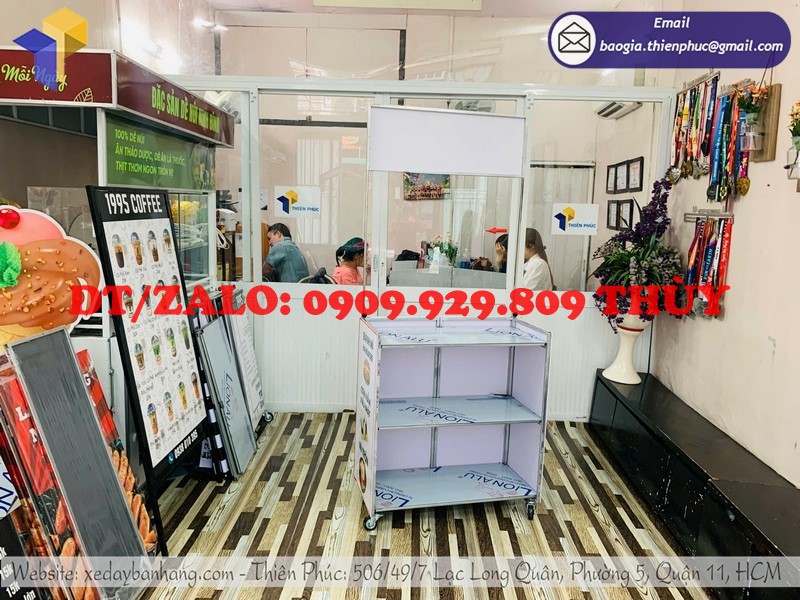 xe bán mì trộn lắp ráp giá bao nhiêu